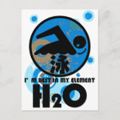 H2O_SWIMMER BRIEFKAART (Voorkant)