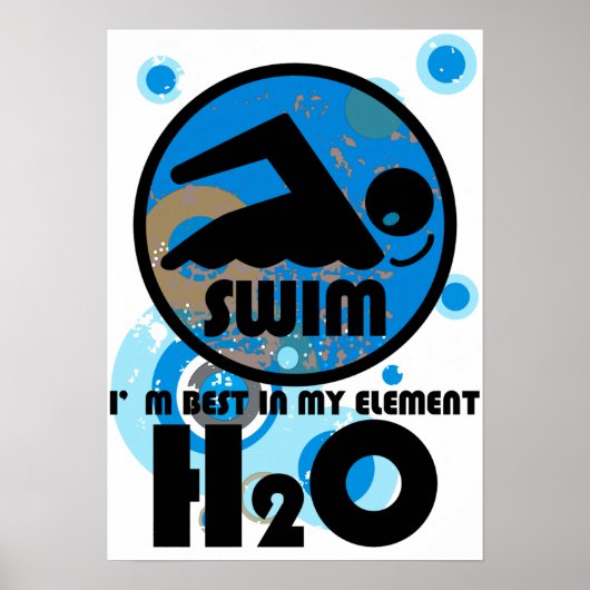 H2O_SWIMMER POSTER (Voorkant)