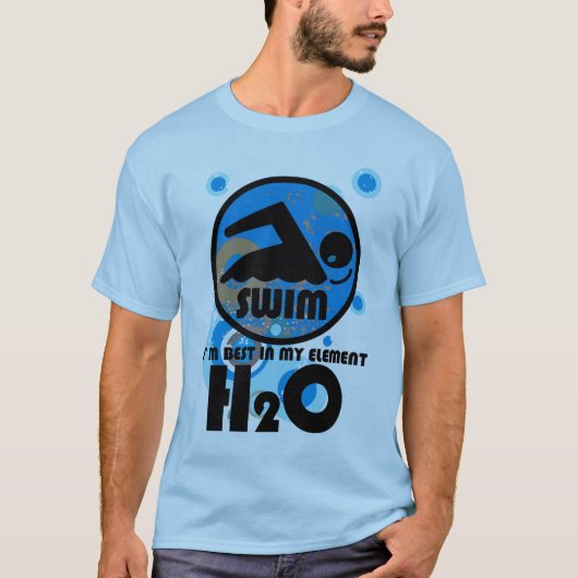 H2O_SWIMMER T-SHIRT (Voorkant)