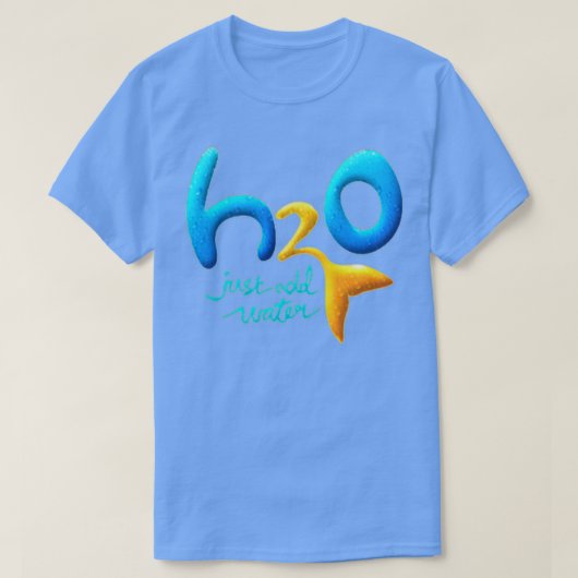 H2O Voeg gewoon water 3 toe T-shirt (Design voorkant)