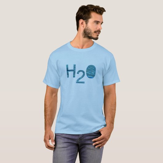 H2O, water T-shirt (Voorkant volledig)