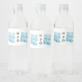 H2O WATERFLES ETIKET (Flessen)