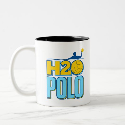 H2O-waterpoel Tweekleurige Koffiemok (Links)