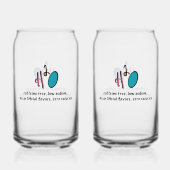 H2O Zero Calories Glass Blikvorm Glas (Achterkant)