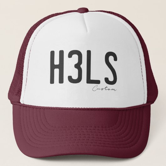 H3LS YEAH Trucker Pet (Voorkant)