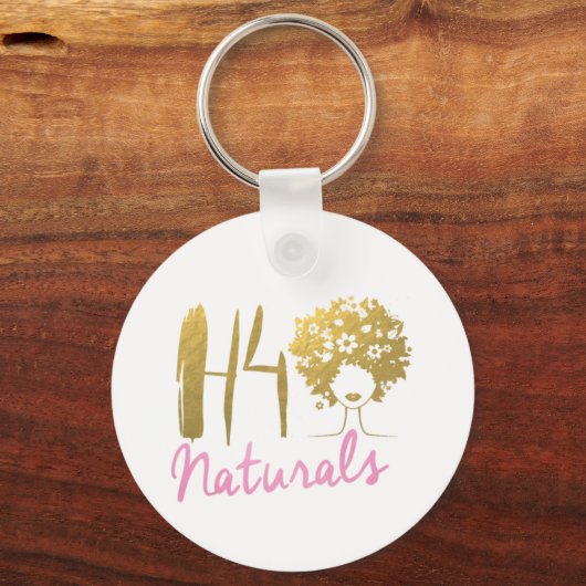 H40 Naturals Ronde Sleutelhanger (Voorkant)