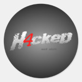 H4cked Stickers (Voorkant)