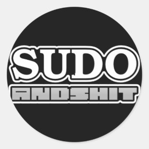 H4cked sudo sticker