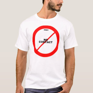 H5N1 Geen contact T-shirt
