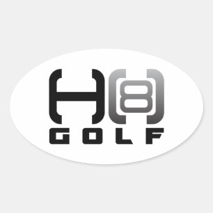 H8 Golf Stickers