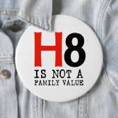 H8 is geen familiewaarde ronde button 6,0 cm (In situ)