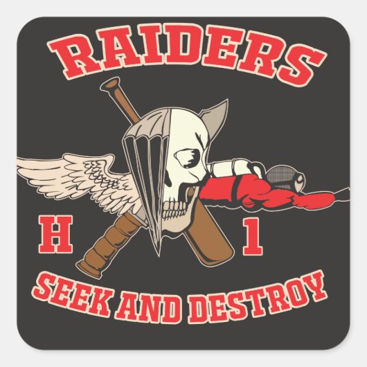 H-1 Raiders Sticker (Voorkant)
