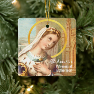 H. Adelheid, Heilige Romeinse keizerin (LT 03) Keramisch Ornament