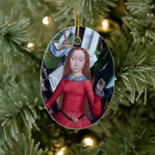 H. Agnes van Rome (detail; M 070) Keramisch Ornament
