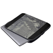 H. Alexius van Rome Gewijde Ootmoed Kunst Laptop Sleeve (Voorkant onderkant)