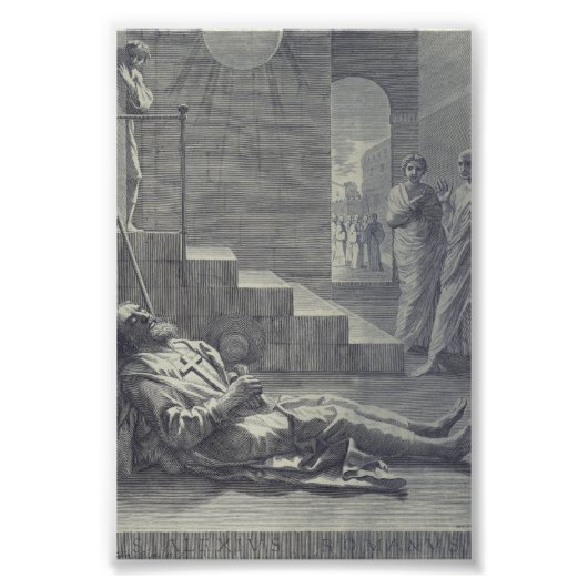 H. Alexius van Rome Heilige Ootmoed Kunst Foto Afdruk (Voorkant)