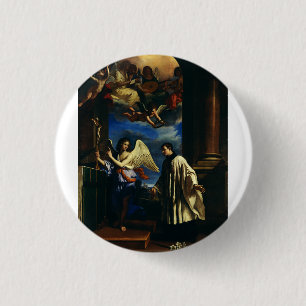 H. Aloysius Gonzaga Patroon van Studenten Kunst Ronde Button 3,2 Cm