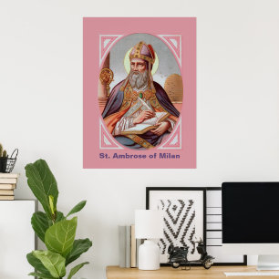 H. Ambrosius van Milaan (BEN 001) Poster