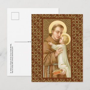 H. Antonius van Padua & het Christuskind (JM 05) Briefkaart