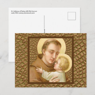 H. Antonius van Padua & het Christuskind (JM 05) Briefkaart