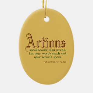 H. Antonius van Padua & het Christuskind (JM 05) Keramisch Ornament