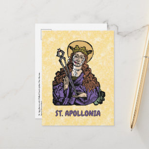 H. Apollonia met getrokken tand (Neurenberg) Briefkaart