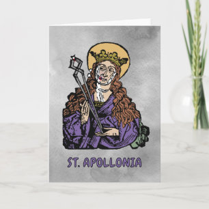 H. Apollonia met getrokken tand (Neurenberg) Kaart