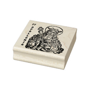 H. Apollonia met getrokken tand (Neurenberg) Rubberstempel