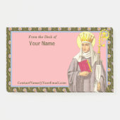 H. Audrey (Etheldreda) (P 003) 10"x6" Post-it® Notes (Voorkant)