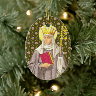H. Audrey (Etheldreda) (P 003) Keramisch Ornament