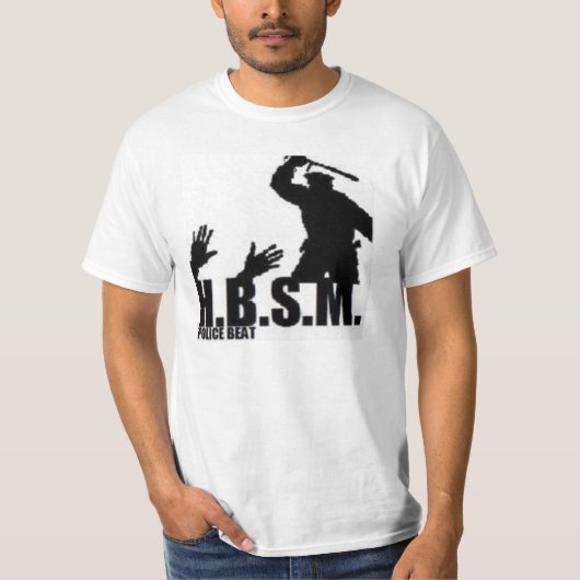 H.B.S.M. Shirt Logo politie (Voorkant)