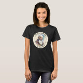 H. Benedictus van Nursia Beroemde Populaire Kathol T-shirt (Voorkant volledig)