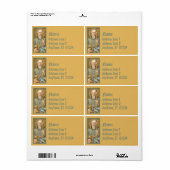 H. Benedictus van Nursia (JM 07) Etiket (Full Sheet)
