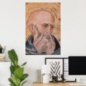 H. Benedictus van Nursia Poster (Thuiskantoor)