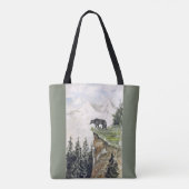 H. Bullock Webster - Beer op Cliff Tote Bag (Achterkant)
