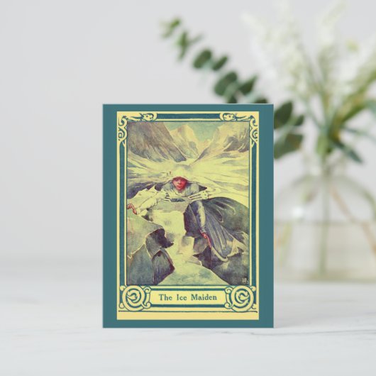  H.C. Andersen sprookje The Ice Maiden Briefkaart (Staand voorkant)
