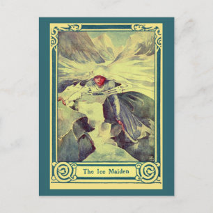 H.C. Andersen sprookje The Ice Maiden Briefkaart