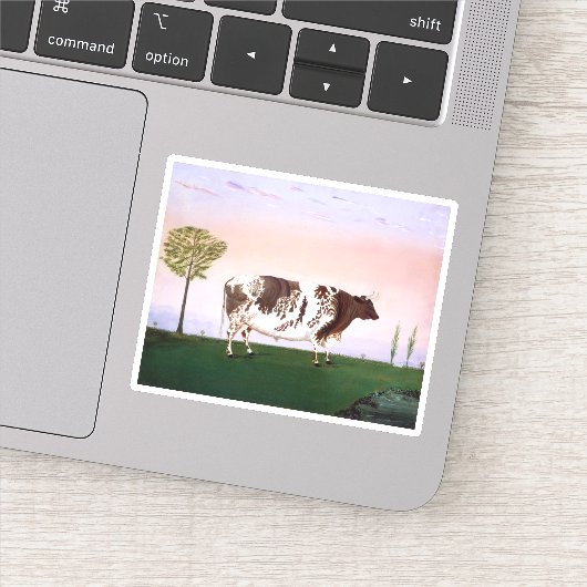 H. Call Prize Bull Sticker (Detail)