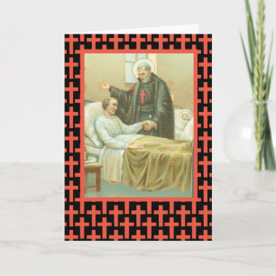 H. Camillus troost een invalide (M 021) Blanco Kaart
