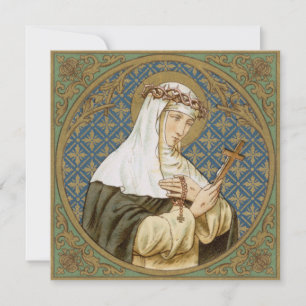 H. Catharina van Siena (BK 19) blanco wenskaart