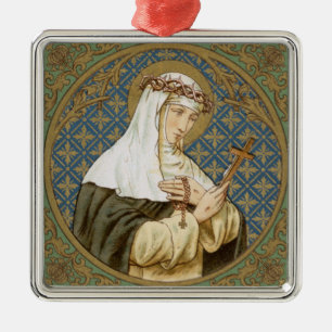 H. Catharina van Siena (BK 19) Metalen Ornament