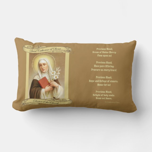 H. Catharina van Siena Kerkleraar Kussen (Voorkant)