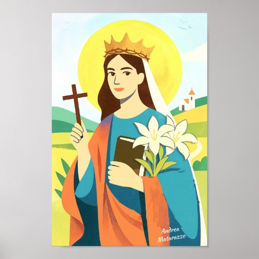 H. Catharina van Siena Poster (Voorkant)