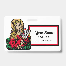 H. Cecilia met het hymnebord (Neurenberg) Badge