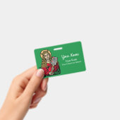 H. Cecilia met het hymnebord (Neurenberg) Badge (Handheld)