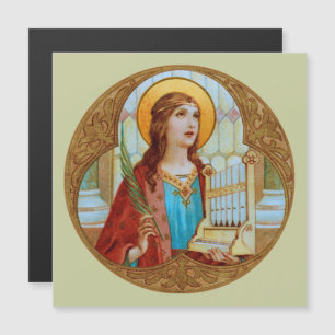 H Cecilia van Rome (BK 003) Magnetische wenskaart