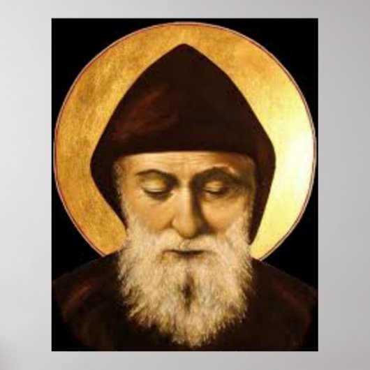 H. Charbel (Sharbel) Makhlouf Maronitisch Poster (Voorkant)