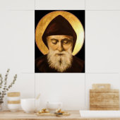H. Charbel (Sharbel) Makhlouf Maronitisch Poster (Keuken)