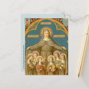 H. Clara van Assisi & Zusters (SAU 027b) Briefkaart