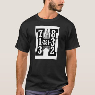 H Code van het stadsgebied T-shirt